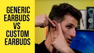 Motorcycle Generic Earbuds VS Custom EarBuds  Demonstration and Problem Solved [upl. by Flanna]