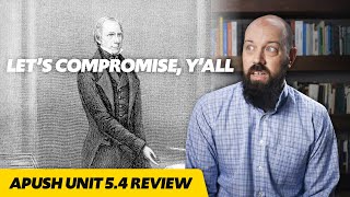 The COMPROMISE of 1850 APUSH Review Unit 5 Topic 4 Period 5 18441877 [upl. by Nirej]