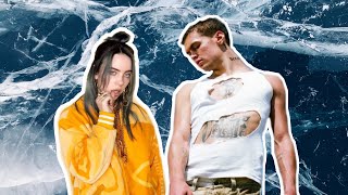 billie eilish X Blanco lovely Finché Non Mi Seppelliscono Jr Stit Mashup visual [upl. by Justina]