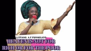 Evangelist Funmilayo Adebayo  What is your judgment [upl. by Denny]