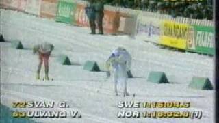 Gunde Svan  World Championships Val di Fiemme 1991  30 km [upl. by Eca814]