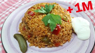 برغل تركي بالخضار 🇹🇷 الوصفة الأصلية مثل المطاعم 👌Recette de boulgour aux légumes [upl. by Tate316]