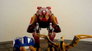 Thundersaurus Megazord Review part 1 [upl. by Alta]