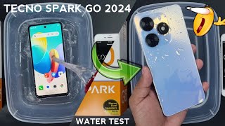 Tecno Spark Go 2024 Water Test 💦💧 Spark Go 2024 is Waterproof Or Not [upl. by Simah]