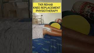 KNEE REPLACEMENT TKR KNEE PAINS kneereplacementrecovery TKR physioterapy totalkneereplacement [upl. by Carilla327]