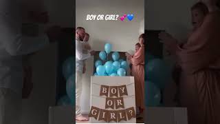 BABY NUMBER 3 GENDER REVEAL SUCH A BEAUTIFUL FAMILY 💕💙CONGRATS🙌🏼 [upl. by Monafo]