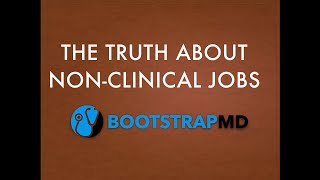 The Truth About NonClinical Jobs Reality Check [upl. by Nwahsauq807]