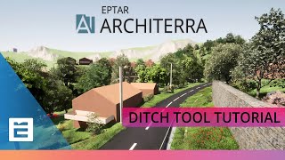 Architerra Plus  Ditch tool tutorial [upl. by Noland300]