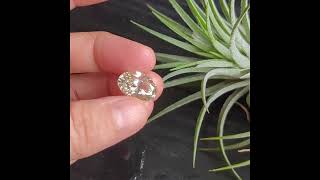 Gem Gardener 7ct Light Yellow Oval Brilliant Diamond Natural [upl. by Ingham334]