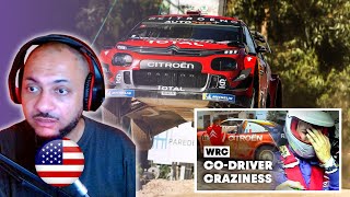 AMERICAN REACT TO  Why Do Rally Drivers Need CoDrivers  WRC 2019 [upl. by Pollyanna]