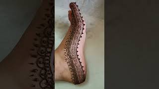 paon ki Mehandi designyoutubeshorts mehndi [upl. by Suinuj]