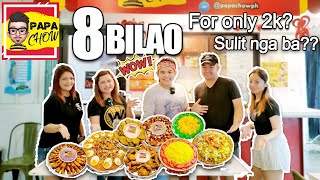 SUPER AFFORDABLE 8 BILAO BUNDLE BY PAPA CHOW FOR ONLY 2K FULL REVIEW VLOG [upl. by Wiley]