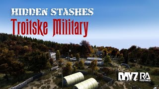 Troitske Military hidden stashes guide DayZ Rearmed [upl. by Nibbs79]