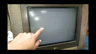 LG 15 inch CRT TV no picture sound ok ABL problem [upl. by Barnaby]