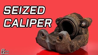 How To Diagnose a Seized Brake Caliper [upl. by Analos395]