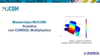 Masterclass MUCOM Acústica con COMSOL Multiphysics 60 [upl. by Tnaryb]