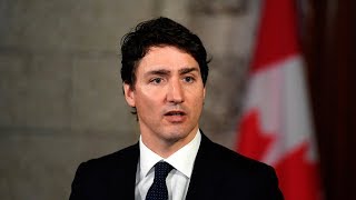 Trudeau news conference about steel aluminum tariffs [upl. by Eerbua]