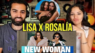 We react to Lisa  NEW WOMAN feat Rosalía Official Music Video [upl. by Htebzil]