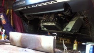 Delorean exhaust leak before and after [upl. by Regina]