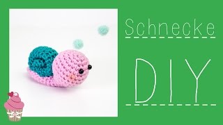 Schnecke häkeln 🌳 Do it Yourself Amigurumi  kleine Waldbewohner  by justMiko [upl. by Mag568]