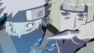 Kakashi vs Minato Full Fight English Dub [upl. by Solitta]