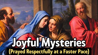 JOYFUL Mysteries  FAST ROSARY  For Those Pressed For Time Mondays amp Saturdays [upl. by Desberg279]