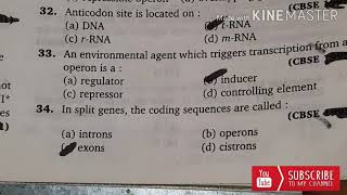 Genes fine structure  expression and regulation  important MCQs for competitive exams [upl. by Docilu]