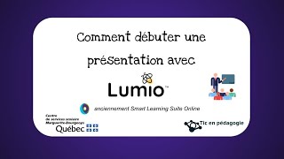 Comment débuter une présentation avec Lumio [upl. by Sollie624]