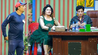 Amjad Rana  Shama Rana  Sarfarz Vicky  New Best Comedy  Punjabi Stage Drama Clip 2024 [upl. by Harri783]