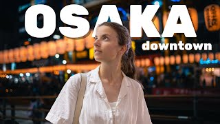 How to spend a day in downtown Osaka 🐙 Osaka Travel Guide japanvlog [upl. by Hanzelin]