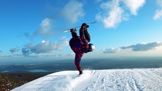 Mark McMorris and Seb Toots Shred Custom Built Terrain Park  Uncorked [upl. by Llereg]