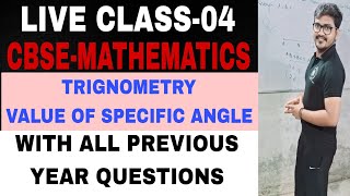 LIVE CLASS TRIGNOMETRY SPECIFIC ANGLE live love pw khansir maths scince game [upl. by Hershell]