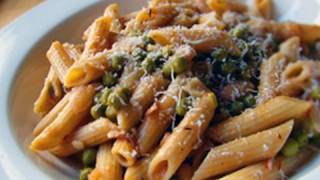 Penne Pasta with Peas and Prosciutto [upl. by Sinoda]