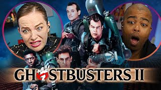 GHOSTBUSTERS 2 Movie REACTION  First Time Watching amp We LOVED IT [upl. by Attevroc]