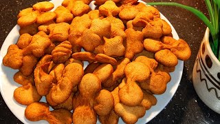 Egg Biscuit Pitha Recipe  Crispy Egg Flour Snacks  Easy Snacks Recipe [upl. by Keeler]