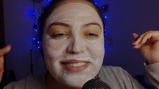 ASMR SKINCARE  TRATAMENTO PARA A PELE [upl. by Clapper436]