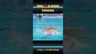 Olympics The Peoples Republic of China at Artistic Swimming Part 4 olympics shorts youtubeshorts [upl. by Viafore29]