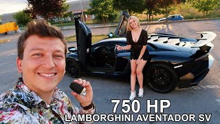 Przejażdżka po Gdyni Lamborghini Aventador 750 HP v12 [upl. by Charity]