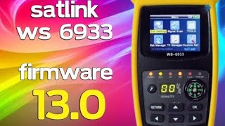 Nova Firmware Satlink Ws 6933  Versão 130  link na descrição [upl. by Oirelav167]