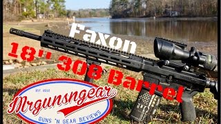 Faxon Firearms 18 Heavy Fluted Mid Length 308 Barrel Review HD [upl. by Bishop]