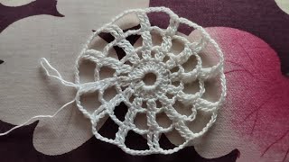 Crochet Doily  Table Mat  Thalposh Pattern Tutorial crochet doily tablemat crochetpatterns [upl. by Mungovan904]