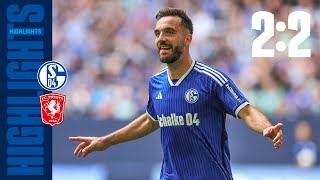 Remis im Freundschaftsspiel  Testspiel HIGHLIGHTS  FC Schalke 04  Twente Enschede 22 [upl. by Felder91]