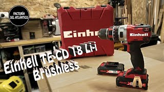 TaladroAtornillador Einhell TECD 18 Lii Brushless Kit [upl. by Atiuqnahs]