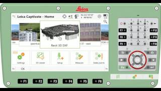 Revit design data into Leica Captivate [upl. by Wildee420]