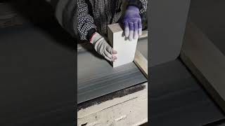 Rectangular wooden bold edges peeling for smooth surface asmr wood [upl. by Enorel]