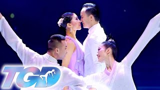 East meets West in this beautiful performance by two Dance Duos  TGD China  Semi Finals Week 11 [upl. by Latonia]