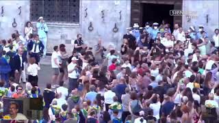 PALIO SIENA ESTRAZIONE DELLE CONTRADE 10 LUGLIO 2022 [upl. by Esiahc453]