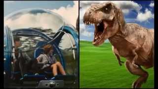 Jurassic World Leaked TRex Attack Scene [upl. by Silyhp]