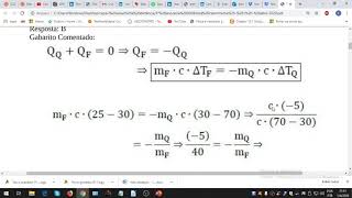Exercícios calorimetria [upl. by Annyl]