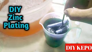 Diy zinc plating dirumah dengan chromating biru [upl. by Analak206]